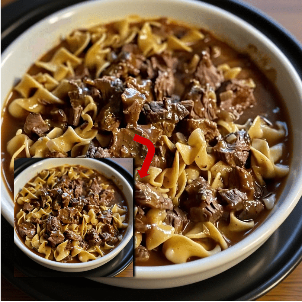 Crockpot Beef Tips and Noodles: Tender & Easy Dinner