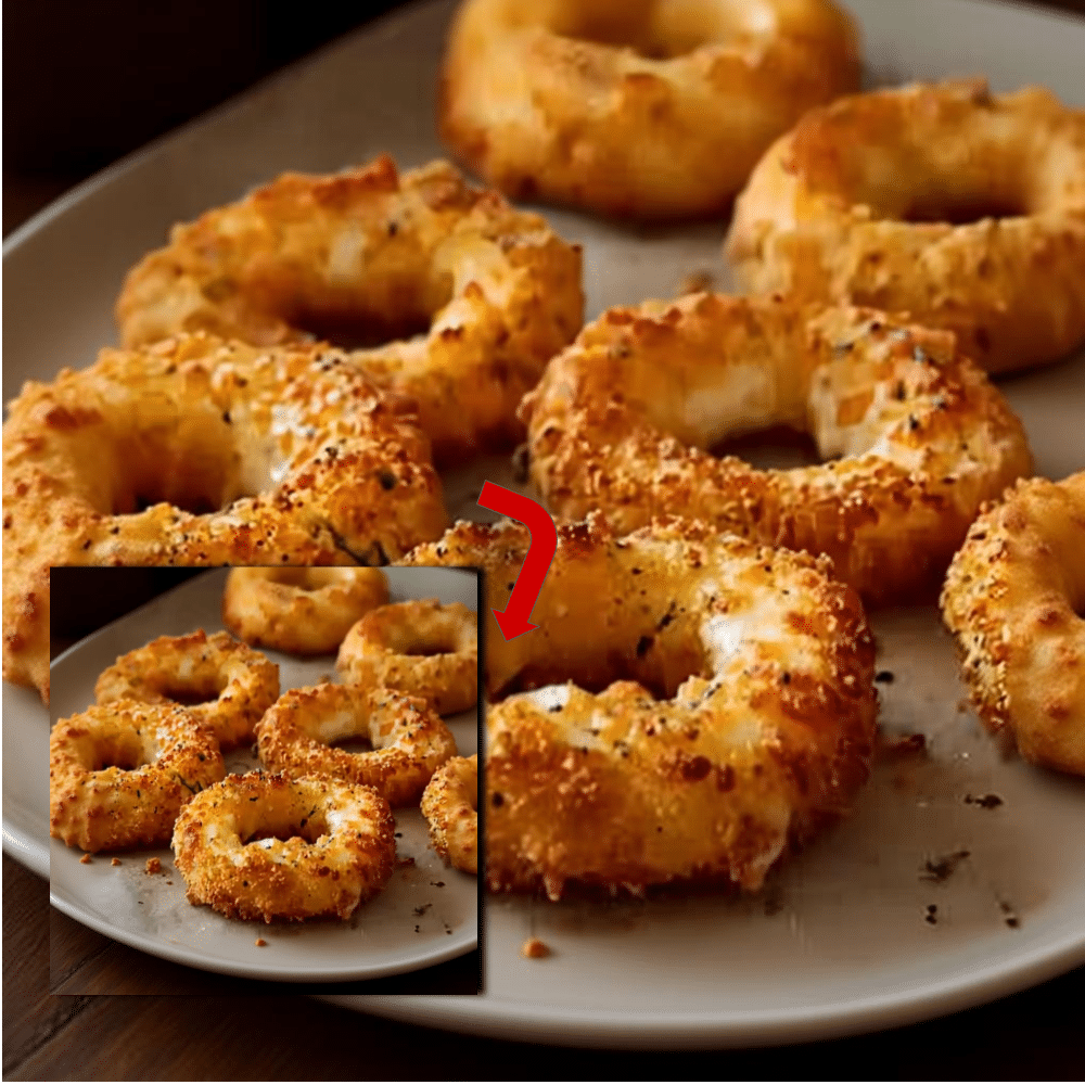 Fried Cheese Rings Recipe: Crispy, Gooey & Herb-Breaded
