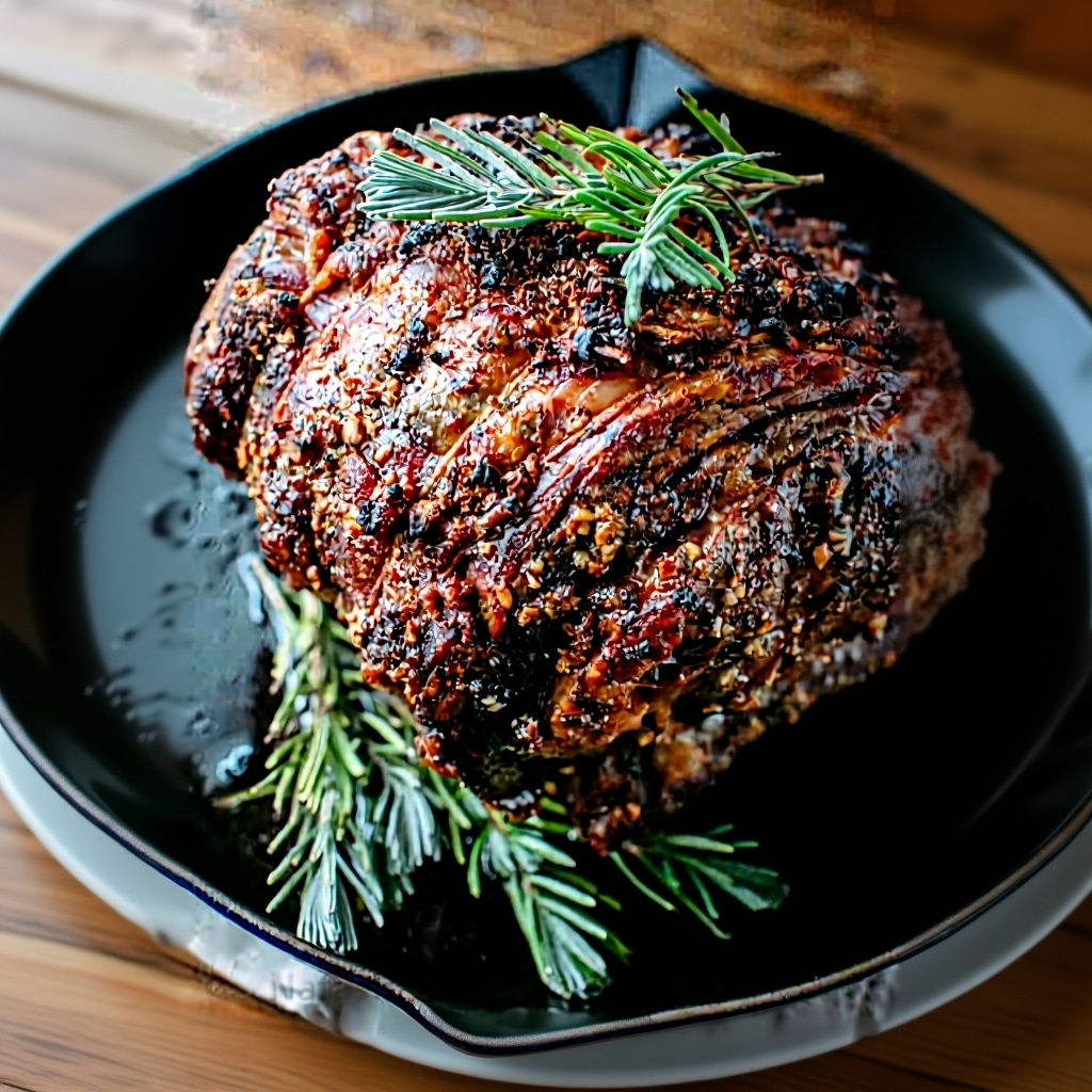 Garlic Crusted Prime Rib Recipe: Tender & Juicy Holiday Roast