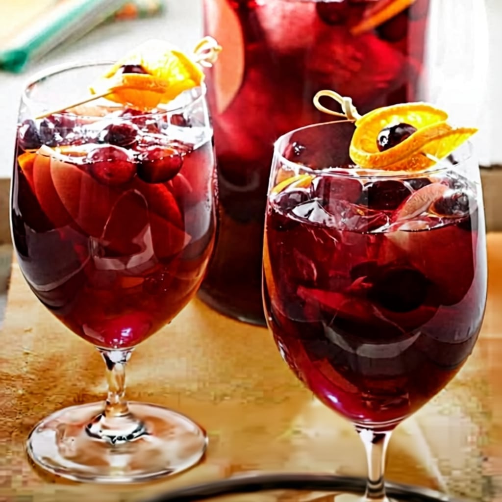 Holiday Fruit Sangria Recipe | Festive Red Wine Cocktail