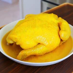 Juicy Steamed Chicken Recipe with Chili Garlic Sauce