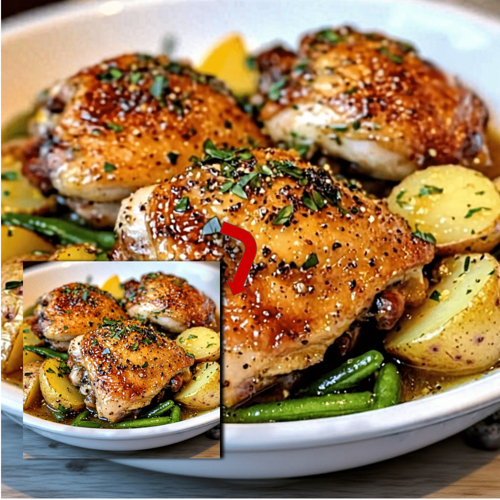 One Pot Lemon Herb Chicken Recipe (Easy & Zesty)