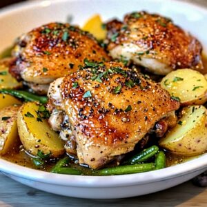One Pot Lemon Herb Chicken Recipe (Easy & Zesty)