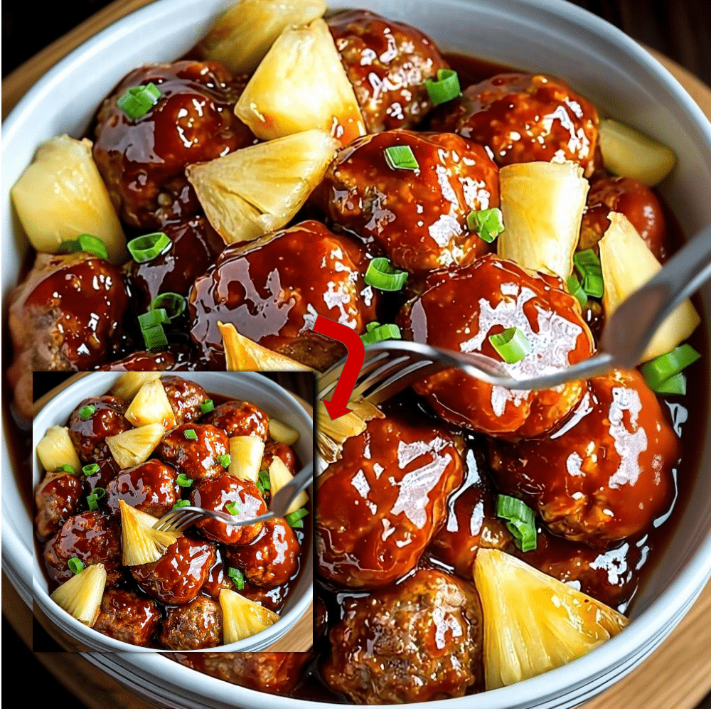 Slow Cooker Pineapple Barbecue Meatballs Recipe 2 Slow Cooker Pineapple Barbecue Meatballs Recipe