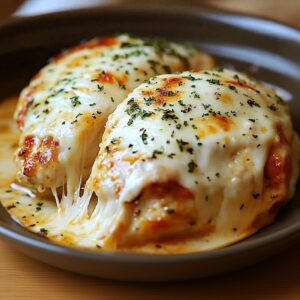 Slow Cooker Cheesy Mozzarella Chicken Recipe - Easy & Low Carb
