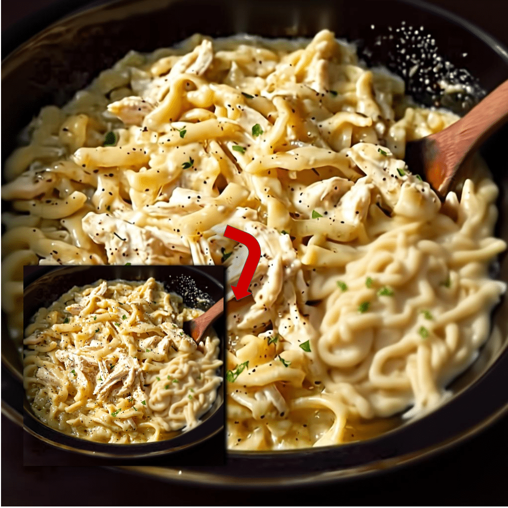 Slow Cooker Creamy Chicken Noodles: Easy Comfort Food