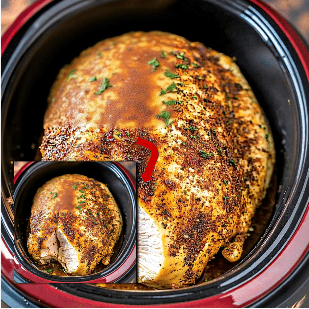 Slow Cooker Garlic Onion Turkey: Juicy & Tender Recipe