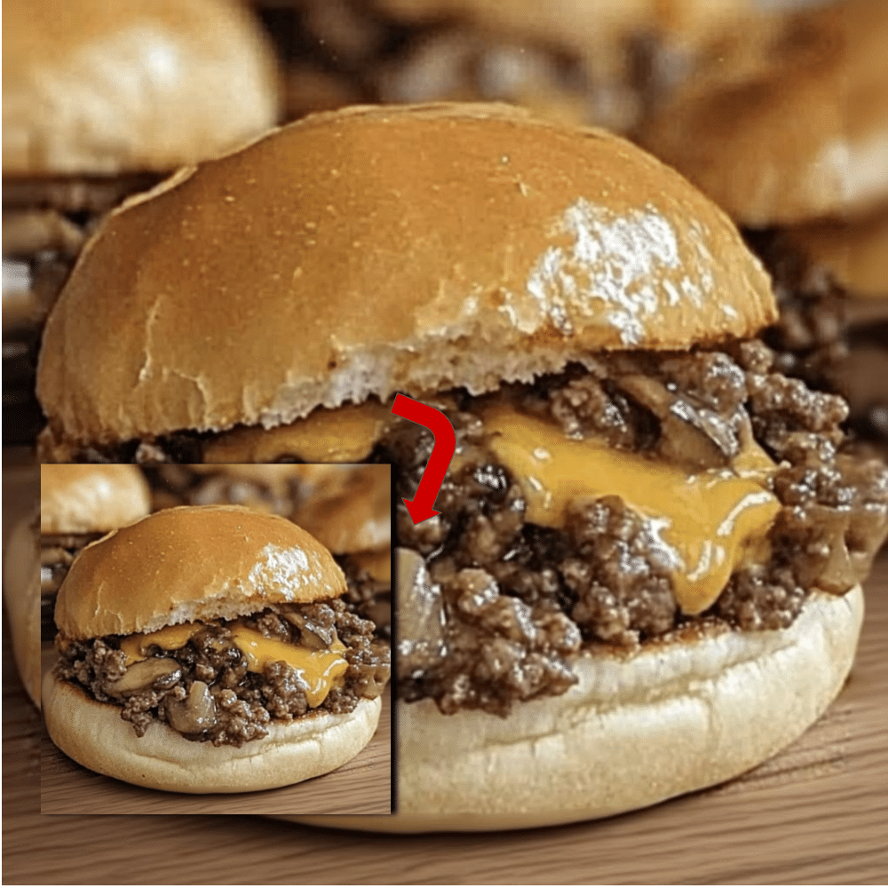 Steakhouse Burger Sloppy Joes Recipe | Savory Beef & Mushroom Sliders