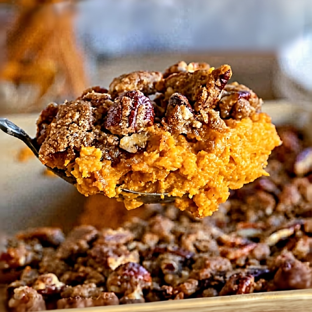 Best Sweet Potato Casserole Recipe with Pecan Topping 1 Best Sweet Potato Casserole Recipe with Pecan Topping