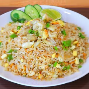 Thai Crab Fried Rice Recipe (Khao Pad Pu) - Ready in 10 Minutes