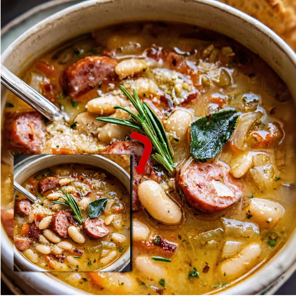 Tuscan Bean Soup Recipe: Hearty Beef & White Bean Stew 2 Tuscan Bean Soup Recipe: Hearty Beef & White Bean Stew