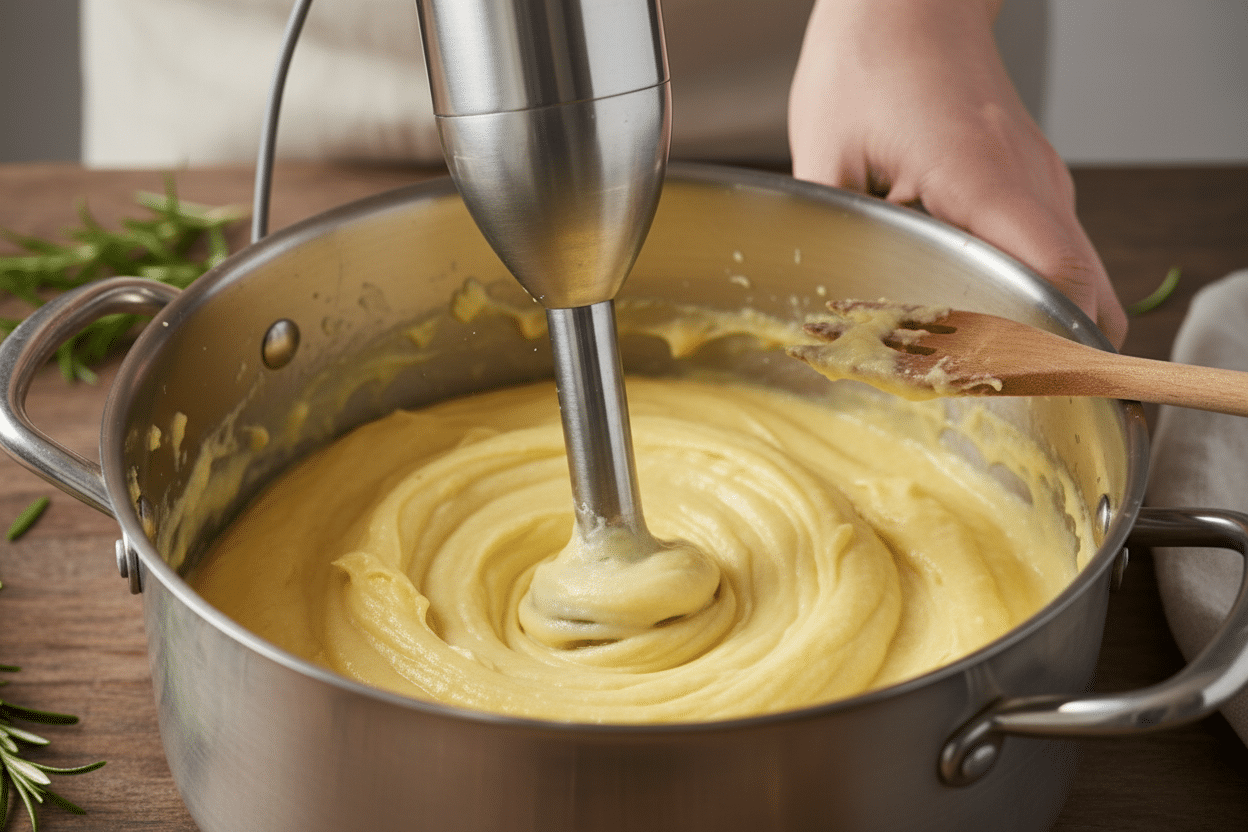 Creamy Chive and Potato Soup Recipe 3 Easy Chive and Potato Soup preparation step 2