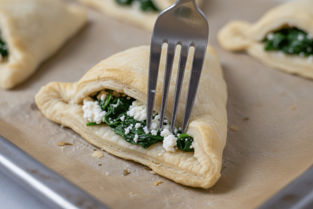 Easy Spinach Puff Pastries Recipe (Under 30 Min) 3 Easy Homemade Spinach Puff Pastries: Deliciously Perfect & Quick preparation step 2