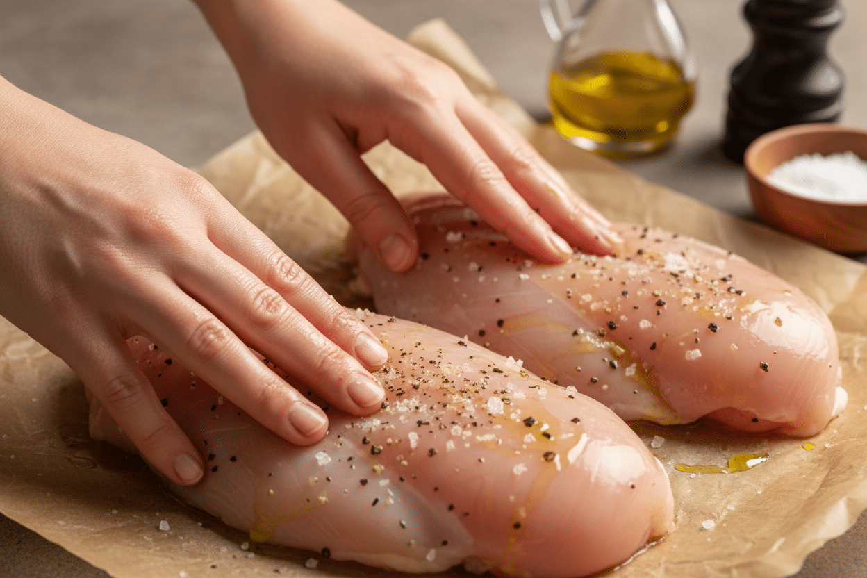 30-Minute Chicken Pesto (Easy Meal Prep Recipe) 2 Juicy 30-Minute Chicken Pesto preparation step 1