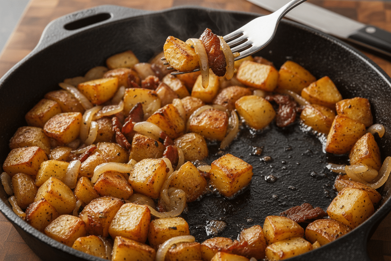 Easy Loaded Beef Breakfast Hash Recipe 2 Loaded Beef Breakfast Hash preparation step 1