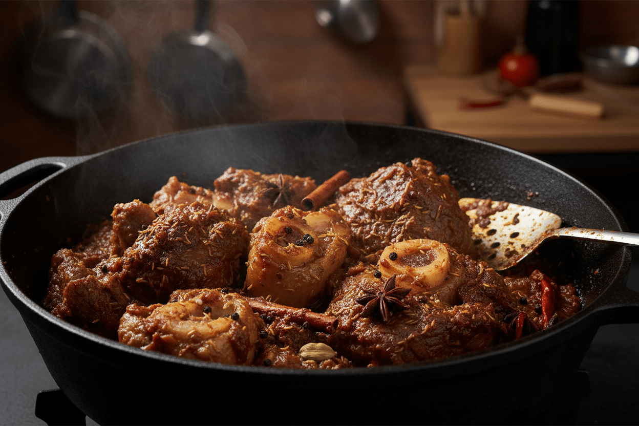 Authentic Beef Paya Curry Recipe: Slow-Cooked & Rich 2 Mouth-Watering Paya Curry with Bold Masala preparation step 1