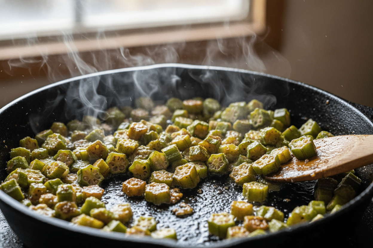 Authentic Bhindi Masala Recipe (Pakistani Style) 2 Perfect Bhindi Masala Recipe preparation step 1