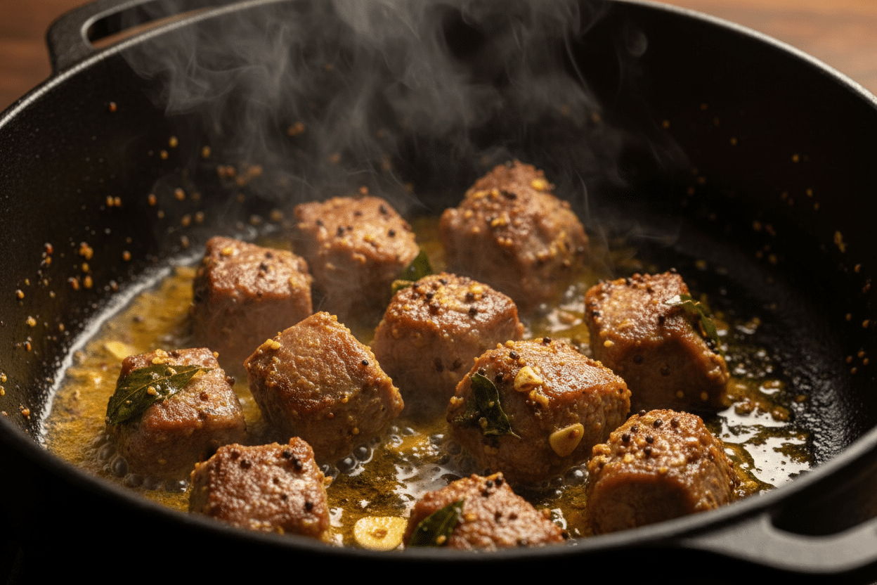 Authentic Kashmiri Lamb Rogan Josh Recipe 2 Rogan Josh (Kashmiri Lamb Curry) preparation step 1