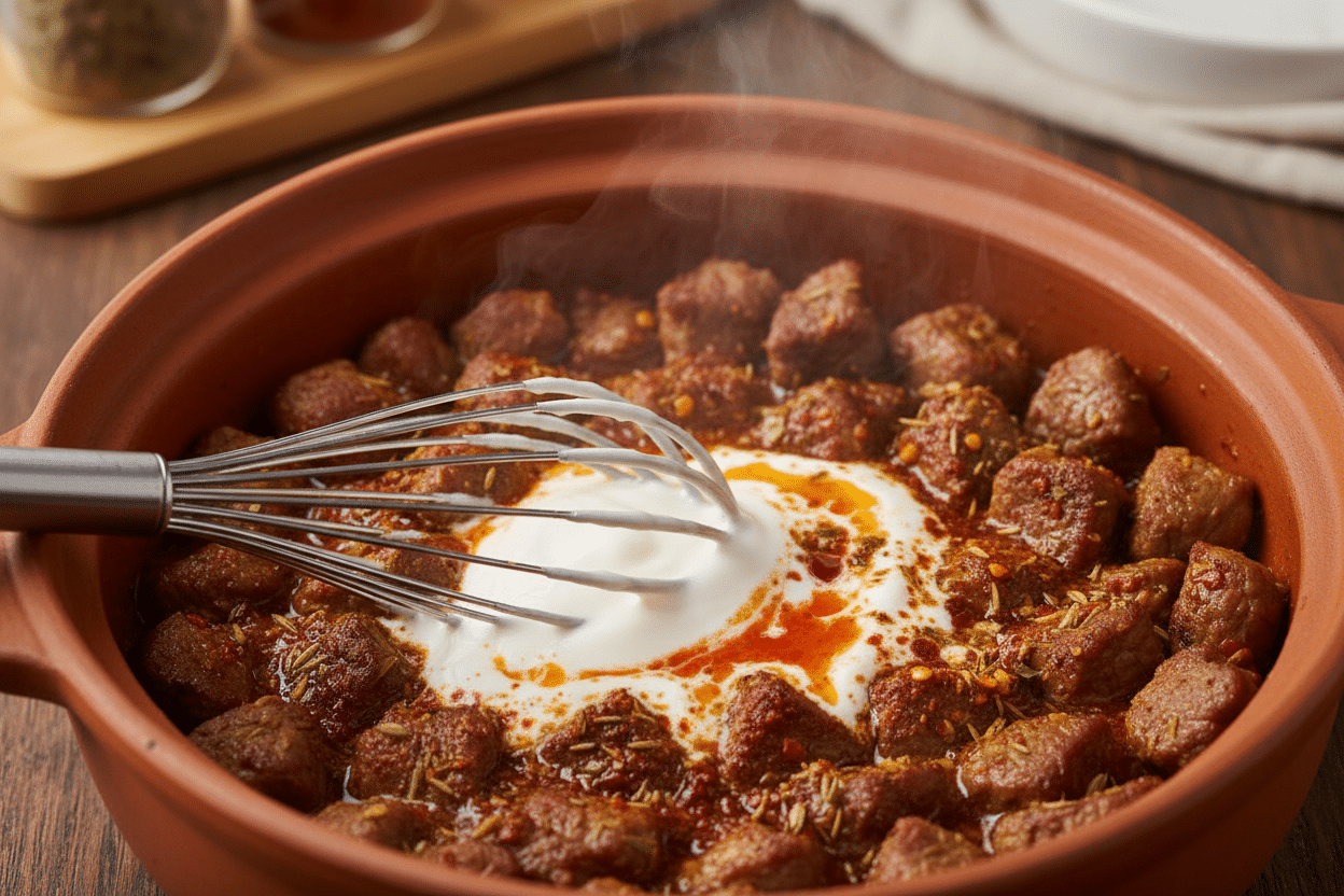 Authentic Kashmiri Lamb Rogan Josh Recipe 3 Rogan Josh (Kashmiri Lamb Curry) preparation step 2