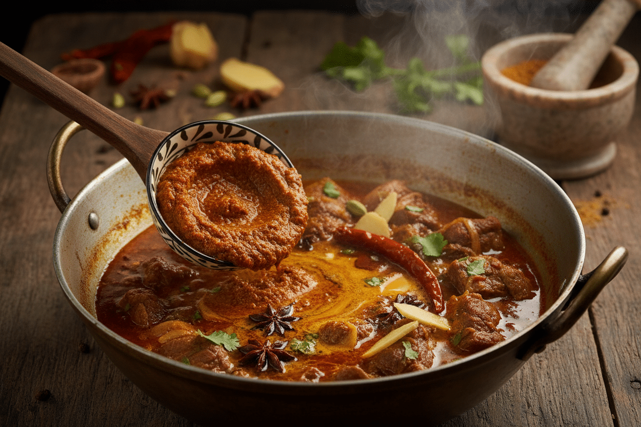 Slow Cooked Beef Nihari preparation step 2