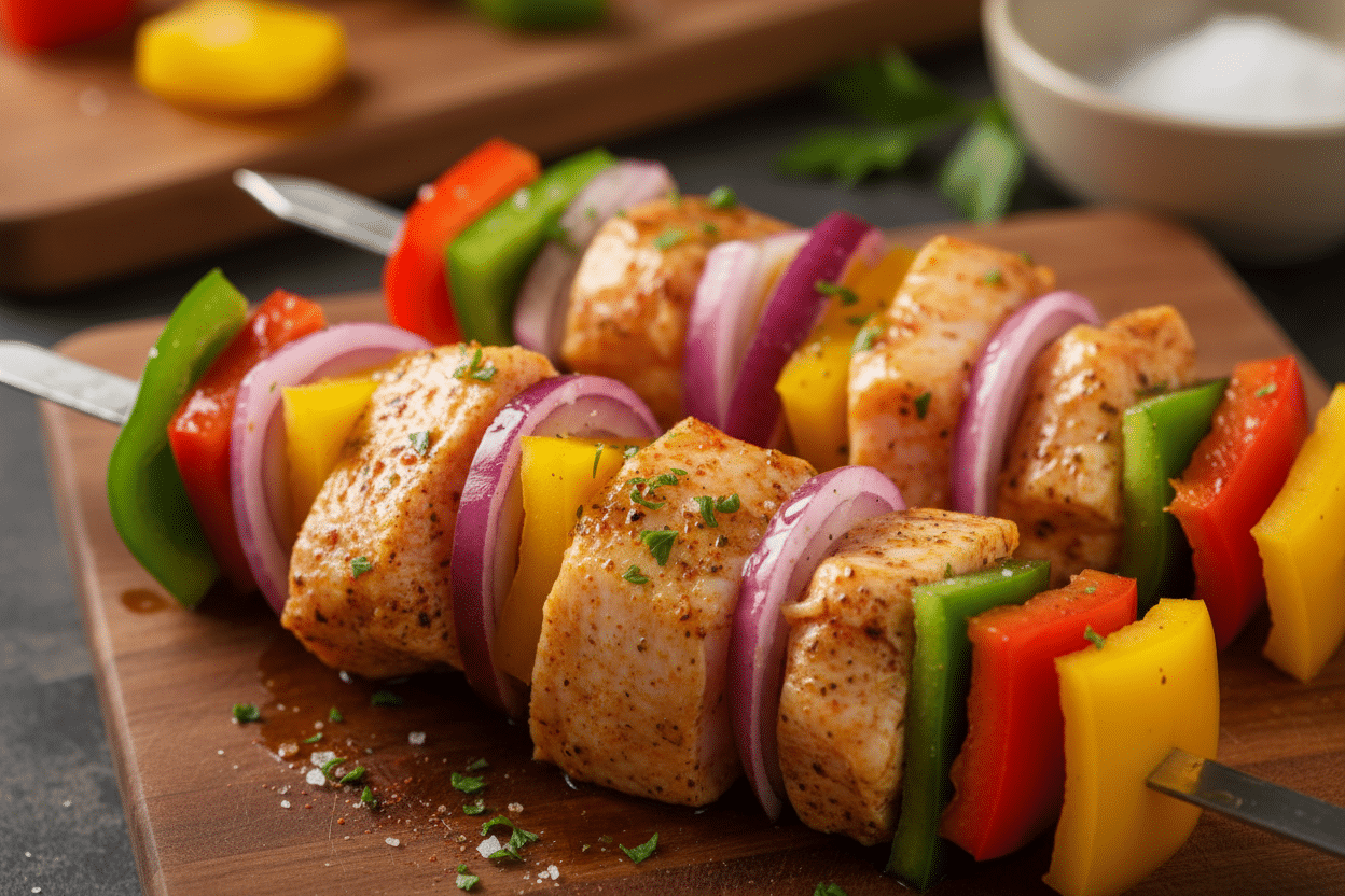 Juicy Tandoori Chicken Tikka Skewers Recipe 3 Tasty Tandoori Chicken Tikka Skewers preparation step 2