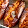 Best Oven Baked Sweet Potato Recipe (Crispy Skin!)
