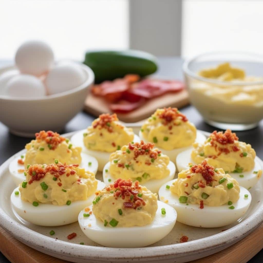 Beef Jalapeno Deviled Eggs: A Spicy Appetizer