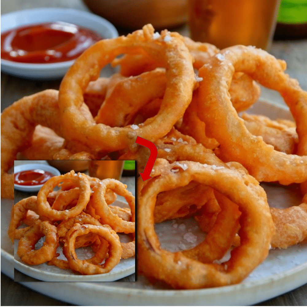 Crispy Homemade Beer-Battered Onion Rings Recipe
