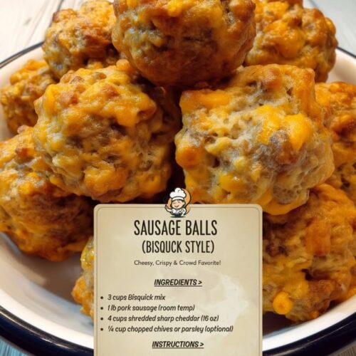 Bisquick Beef Sausage Balls: Easy Cheesy Appetizer Recipe