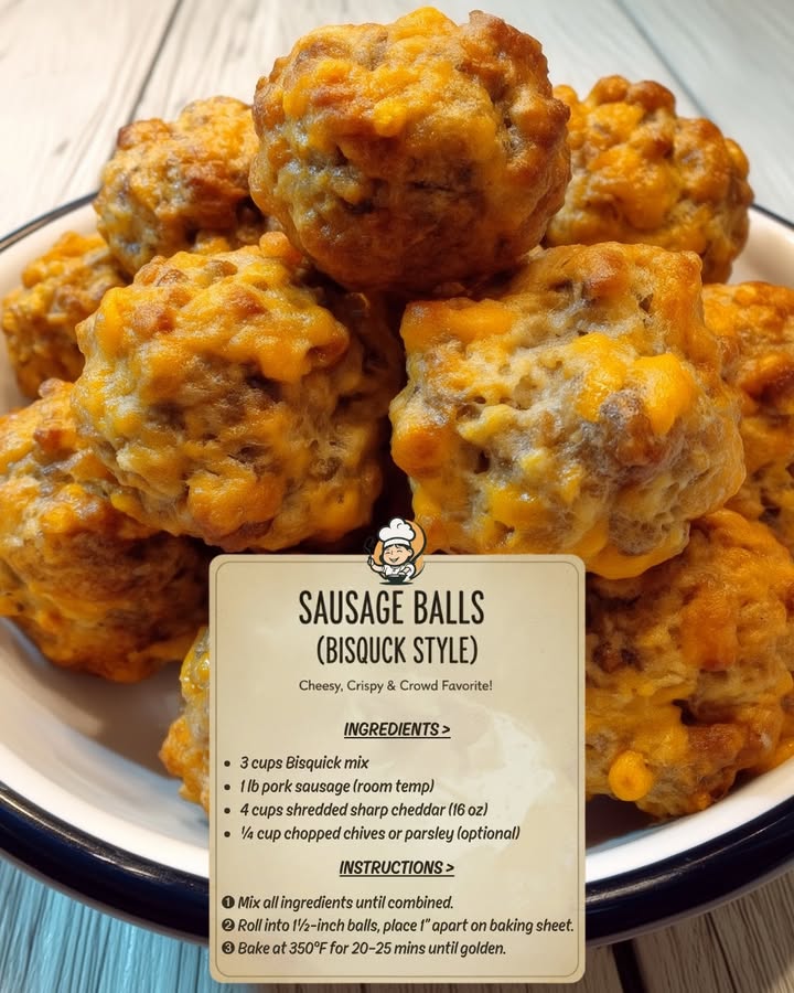 Bisquick Beef Sausage Balls: Easy Cheesy Appetizer Recipe