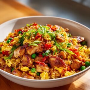 Easy Chicken Fried Rice Recipe (Better Than Takeout)