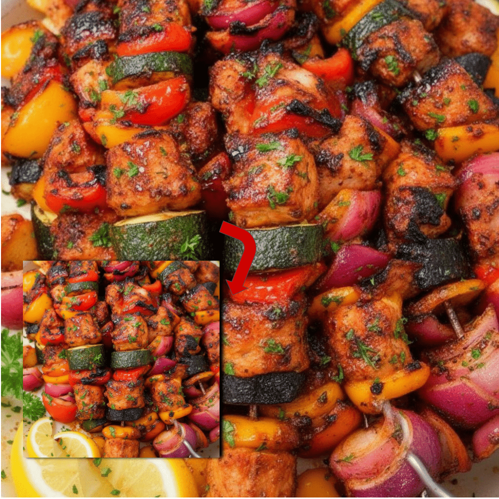 Best Grilled Chicken Kabobs Recipe (Juicy & Easy)