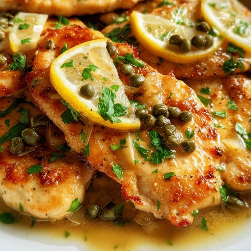 Easy Chicken Piccata Recipe: Lemon Butter Caper Sauce 1 Easy Chicken Piccata Recipe: Lemon Butter Caper Sauce