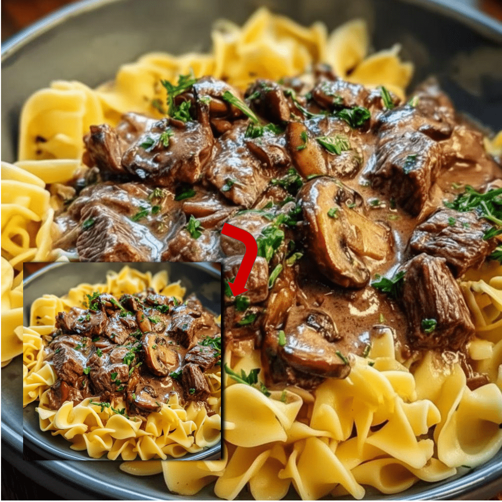 Best Classic Beef Stroganoff Recipe with Egg Noodles