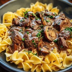 Best Classic Beef Stroganoff Recipe with Egg Noodles