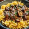 Best Classic Beef Stroganoff Recipe with Egg Noodles