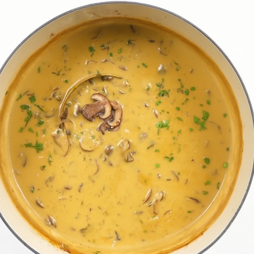 Homemade Cream of Mushroom Soup Recipe