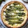 Creamy Asparagus Goat Cheese Tart (Easy Spring Recipe)