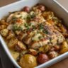 Creamy Herb Chicken with Roasted Potatoes