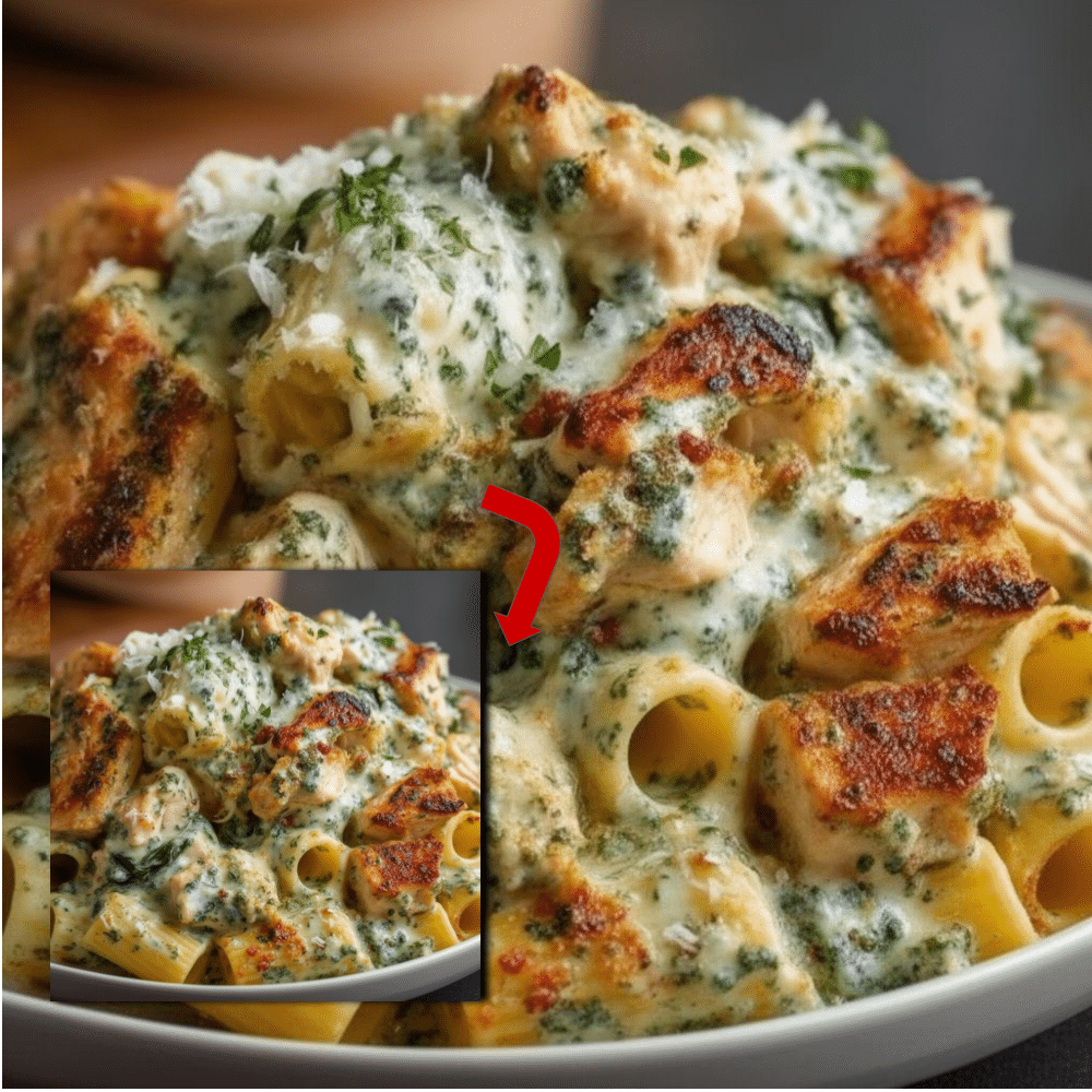 Creamy Pesto Chicken Pasta Bake: Easy Dinner Recipe