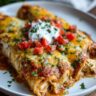 Easy Chicken Enchiladas with Creamy White Sauce