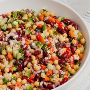 Easy Greek Bean Salad Recipe | Quick & Healthy 3 Easy Greek Bean Salad Recipe | Quick & Healthy