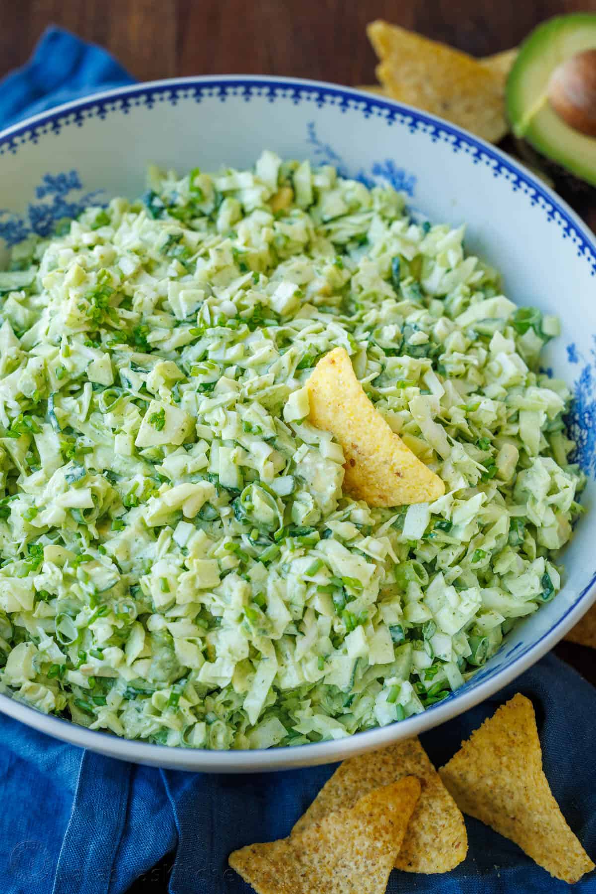 Green Goddess Salad Recipe: The Viral Crunchy Cabbage Dip