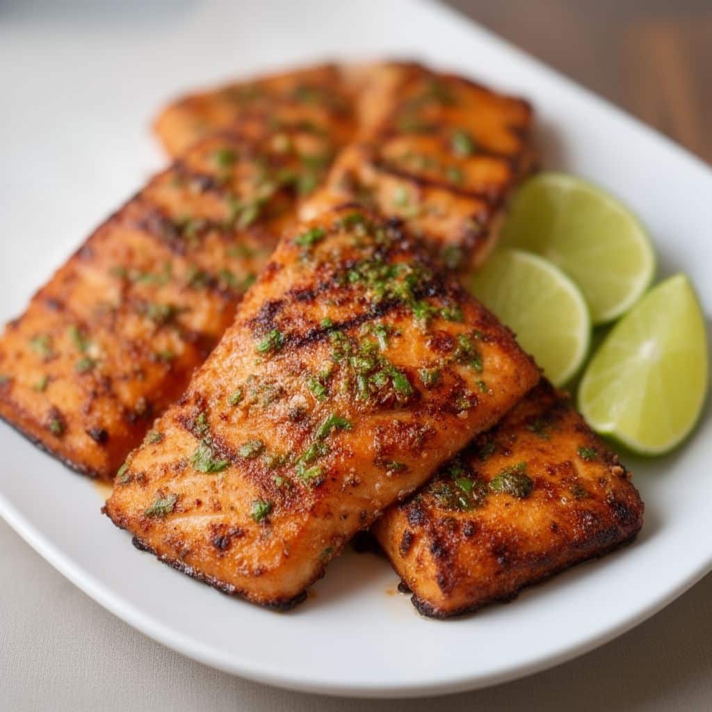 Perfect Grilled Salmon Recipe with Lime & Herbs 1 Perfect Grilled Salmon Recipe with Lime & Herbs