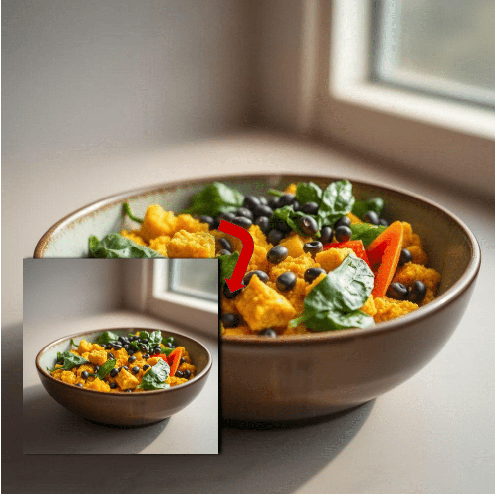 High-Protein Tofu Scramble Bowl (30g Vegan)