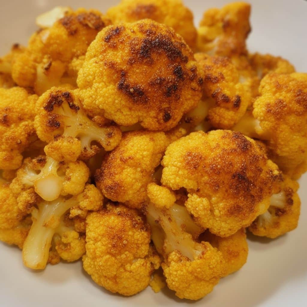 Easy Honey Curry Roasted Cauliflower 1 Easy Honey Curry Roasted Cauliflower
