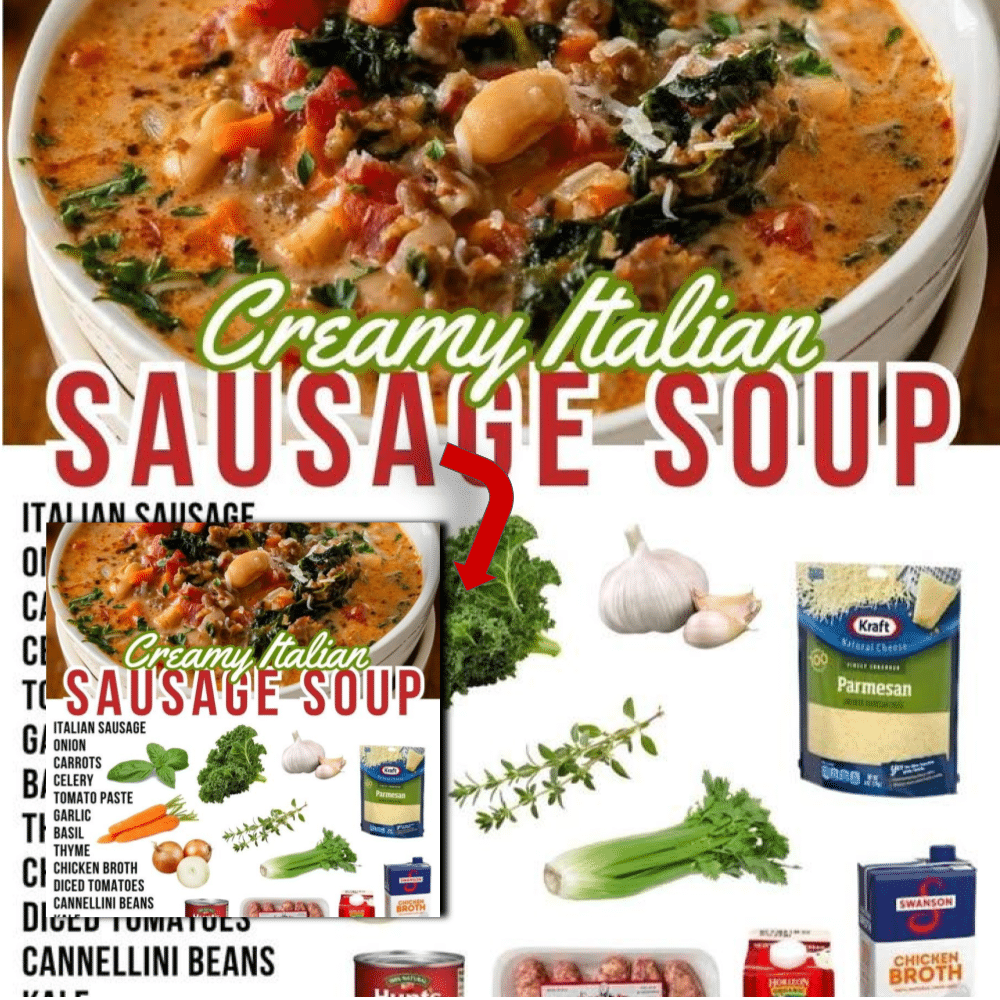 Hearty Italian Beef Soup with Kale & White Beans
