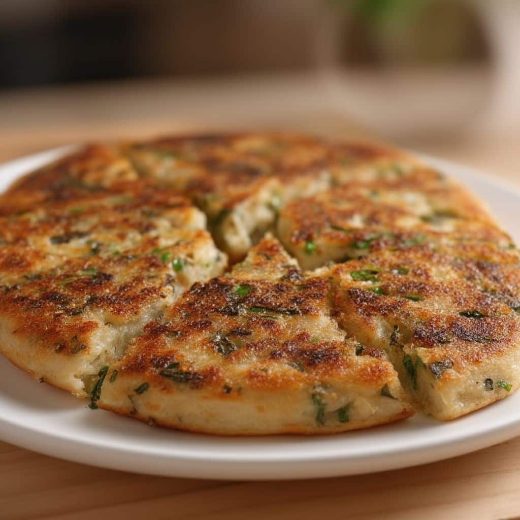 Crispy Korean Spring Onion Pancakes Recipe