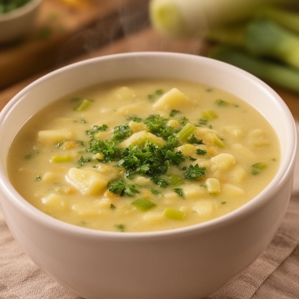 Classic Creamy Leek and Potato Soup Recipe