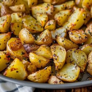 Crispy Lemon Garlic Roasted Potatoes Recipe 3 Crispy Lemon Garlic Roasted Potatoes Recipe